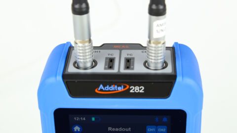 ADT282:Thermomètre à 2 entrées (4) - AOIP